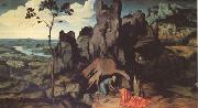 Joachim Patenier Jerome in the Desert (mk05) china oil painting artist